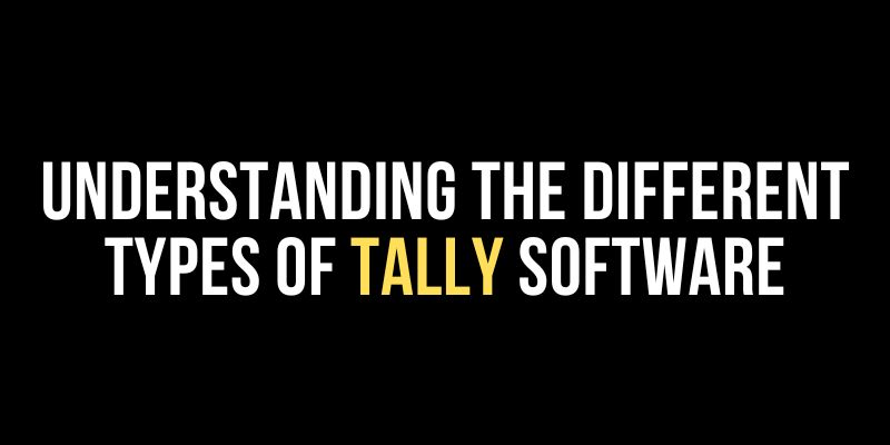 Understanding the Different Types of Tally Software